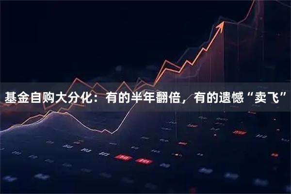基金自购大分化：有的半年翻倍，有的遗憾“卖飞”